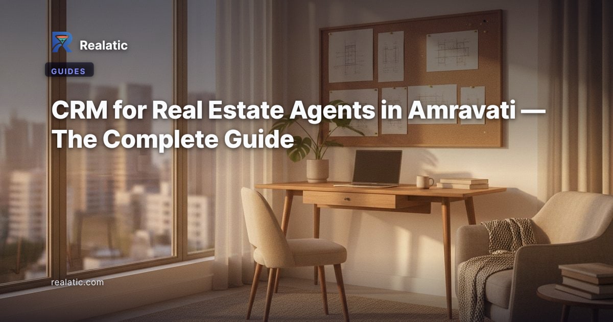 CRM for Real Estate Agents in Amravati — The Complete Guide — Realatic Blog