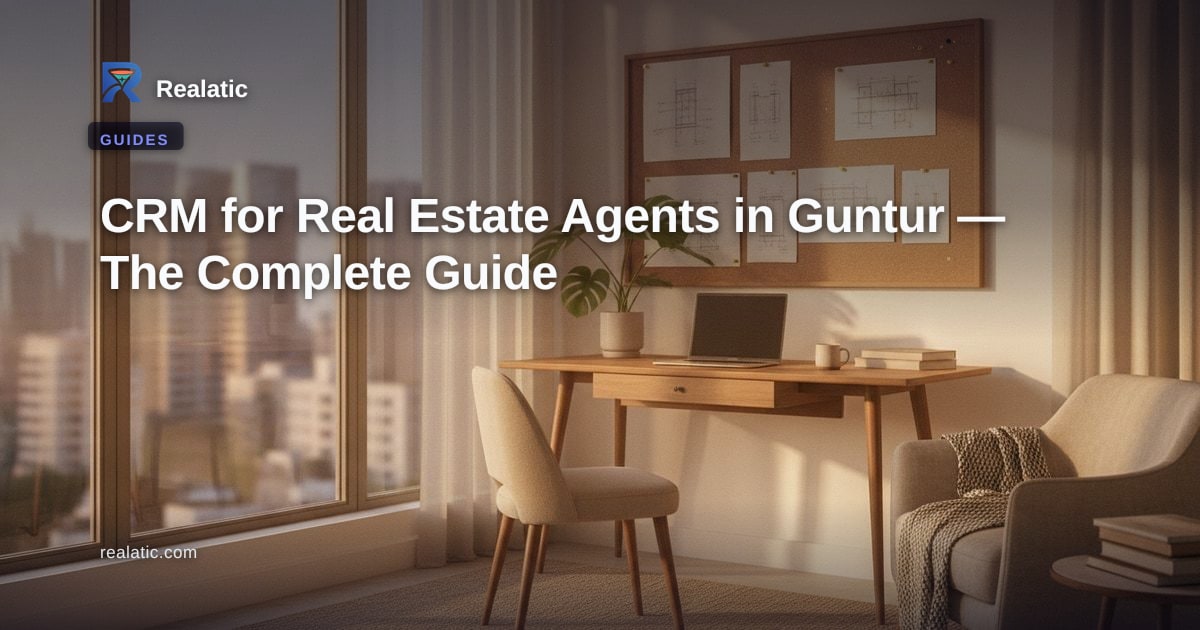 CRM for Real Estate Agents in Guntur — The Complete Guide — Realatic Blog