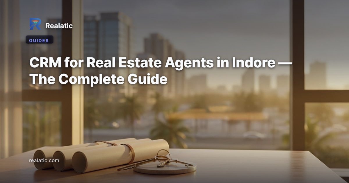 CRM for Real Estate Agents in Indore — The Complete Guide — Realatic Blog