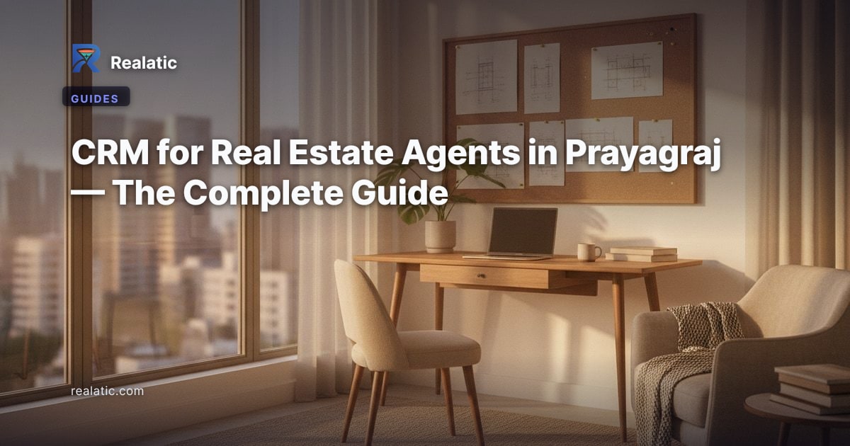 CRM for Real Estate Agents in Prayagraj — The Complete Guide — Realatic Blog