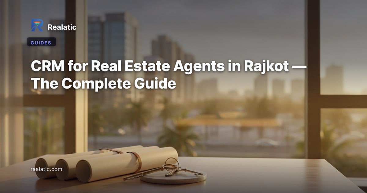 CRM for Real Estate Agents in Rajkot — The Complete Guide — Realatic Blog