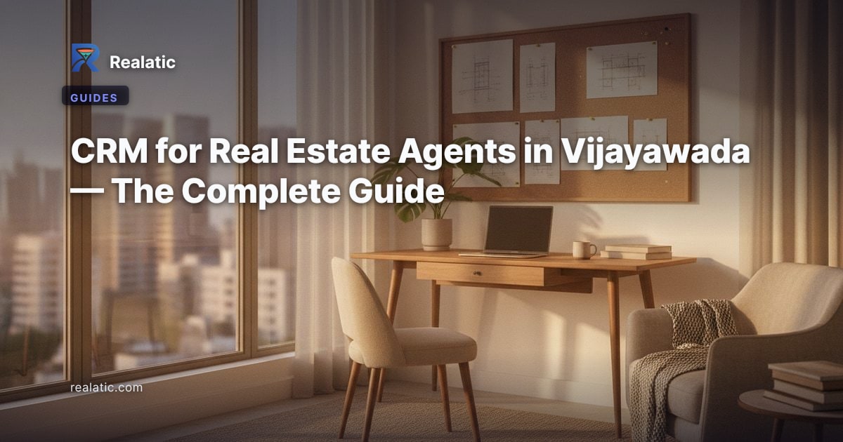 CRM for Real Estate Agents in Vijayawada — The Complete Guide — Realatic Blog