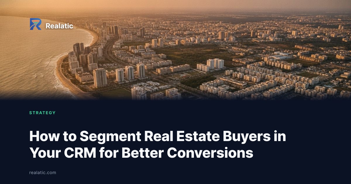 How to Segment Real Estate Buyers in Your CRM for Better Conversions — Realatic Blog