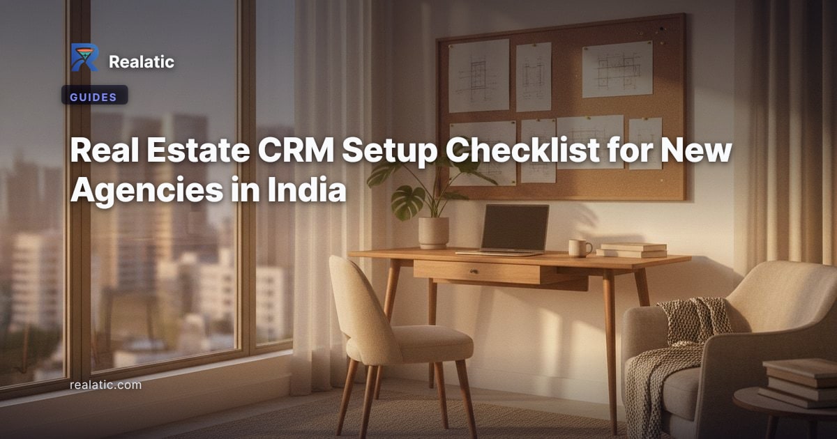 Real Estate CRM Setup Checklist for New Agencies in India — Realatic Blog