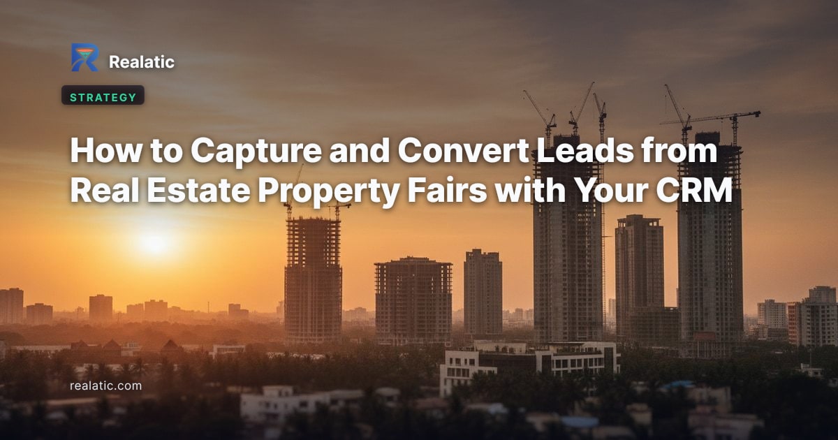 How to Capture and Convert Leads from Real Estate Property Fairs with Your CRM — Realatic Blog