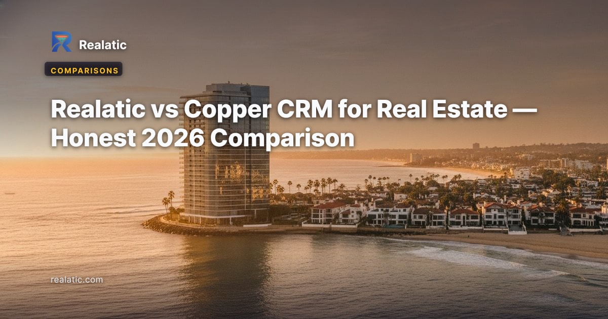 Realatic vs Copper CRM for Real Estate — Honest 2026 Comparison — Realatic Blog