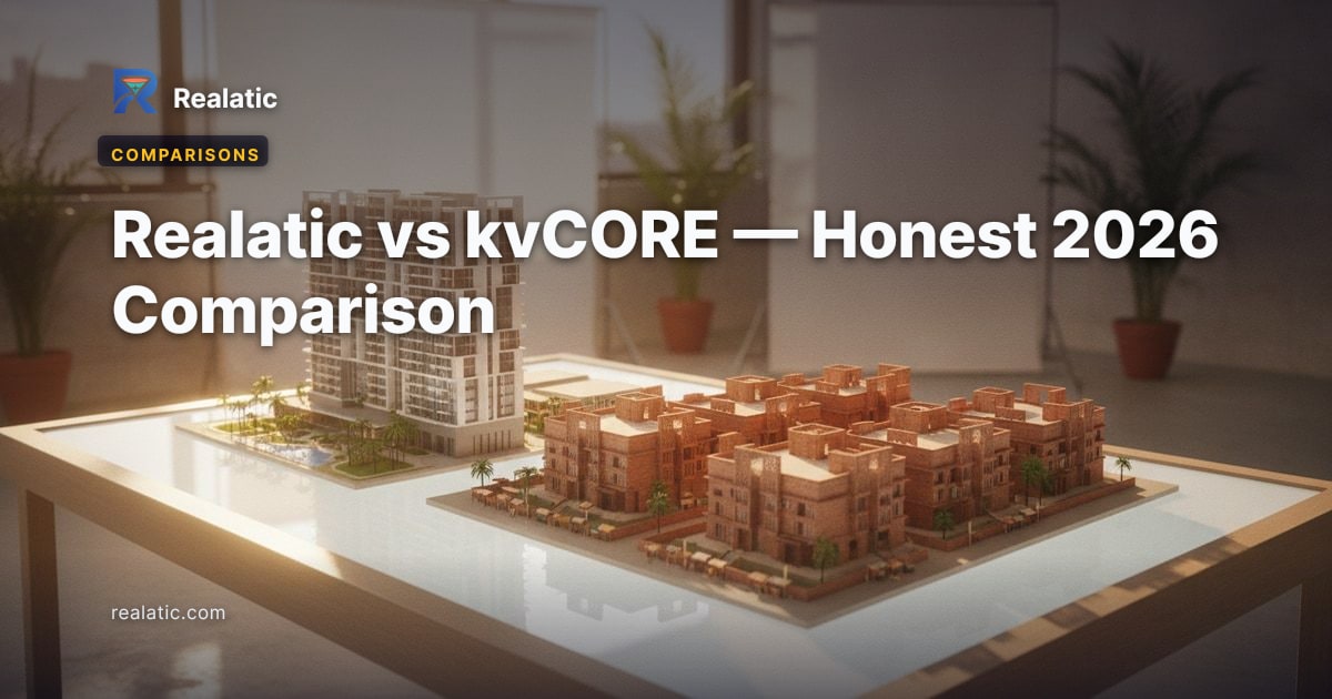 Realatic vs kvCORE — Honest 2026 Comparison — Realatic Blog