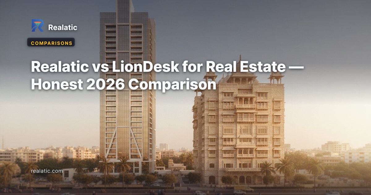 Realatic vs LionDesk for Real Estate — Honest 2026 Comparison — Realatic Blog