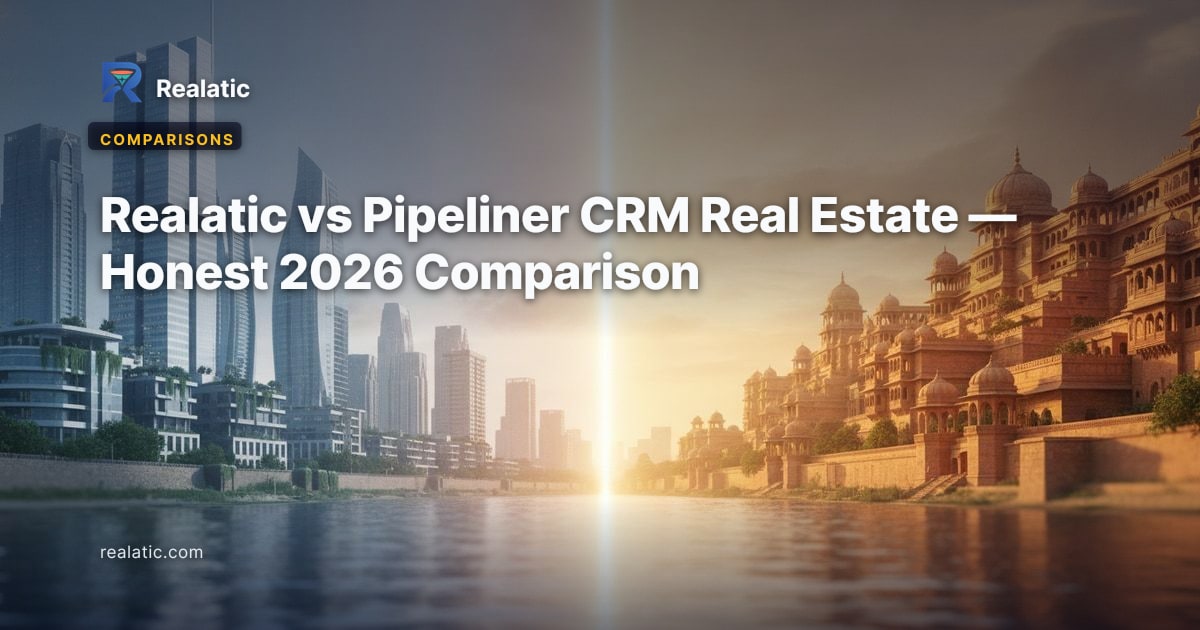 Realatic vs Pipeliner CRM Real Estate — Honest 2026 Comparison — Realatic Blog