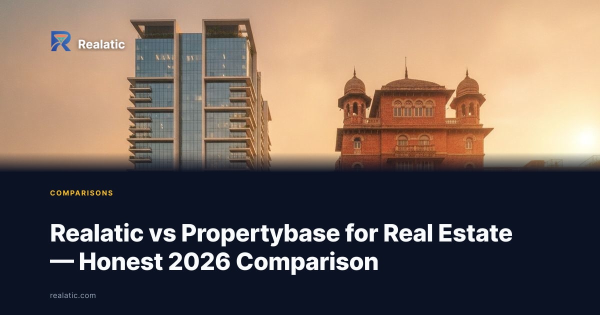 Realatic vs Propertybase for Real Estate — Honest 2026 Comparison — Realatic Blog