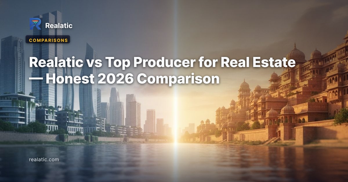 Realatic vs Top Producer for Real Estate — Honest 2026 Comparison — Realatic Blog